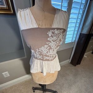 Vintage Anthropologie Cotton Top